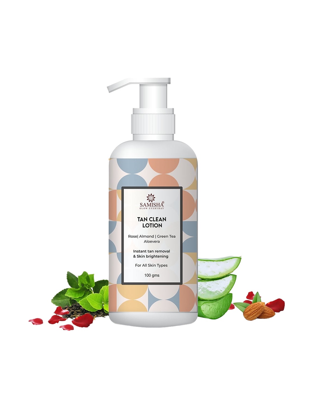 

SAMISHA Tan Clean Lotion With Almond & Green Tea - 100g, White
