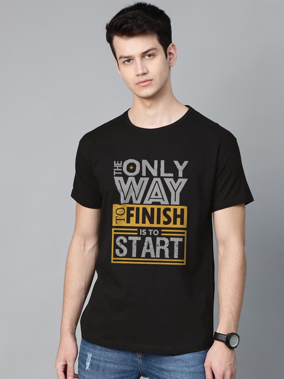 

Crazymonk Men Pockets T-shirt, Black