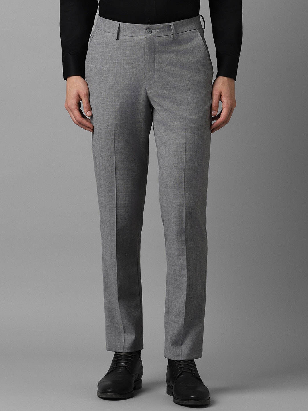 

Louis Philippe Men Slim Fit Trousers, Grey