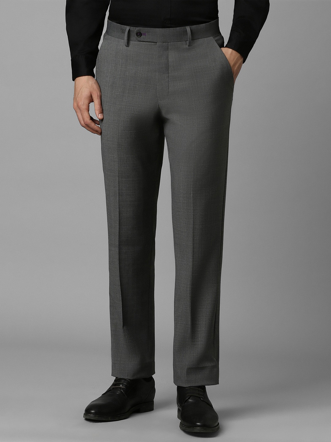 

Luxure by Louis Philippe Men Slim Fit Trousers, Grey