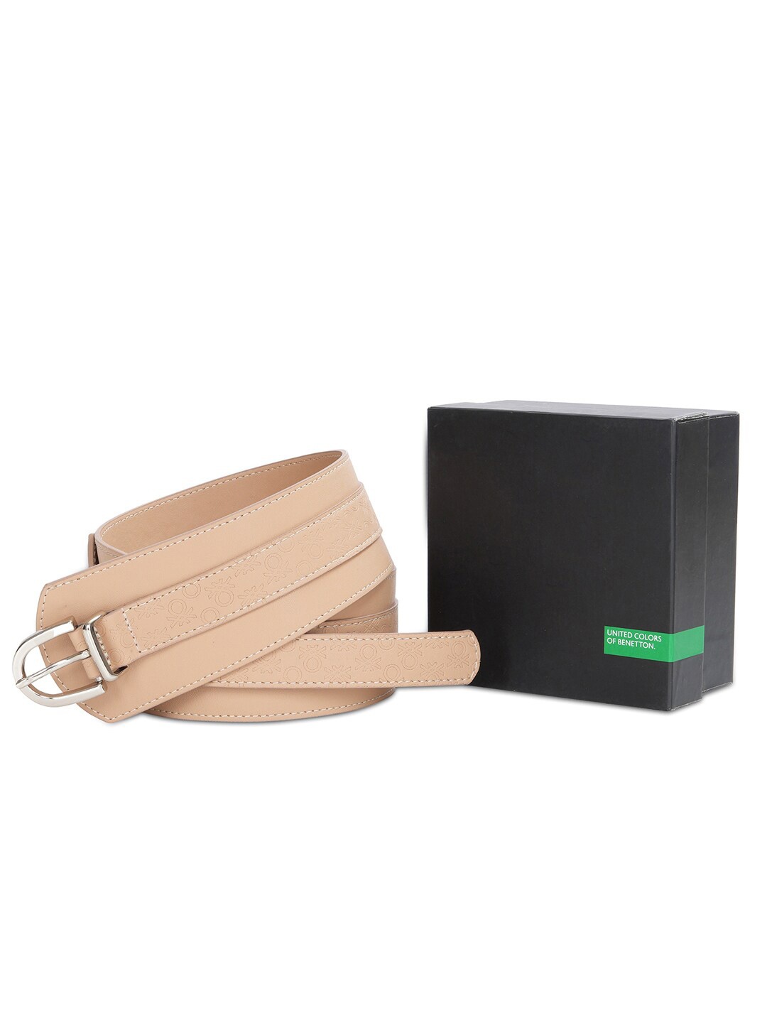 

United Colors of Benetton Women PU Belt, Beige