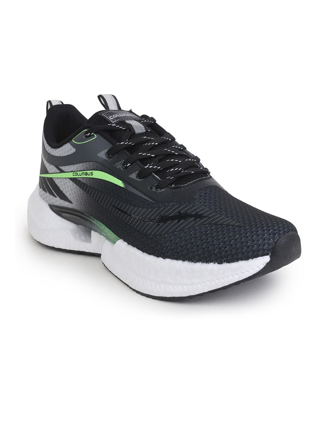 

Columbus Men Mesh Running Shoes, Black