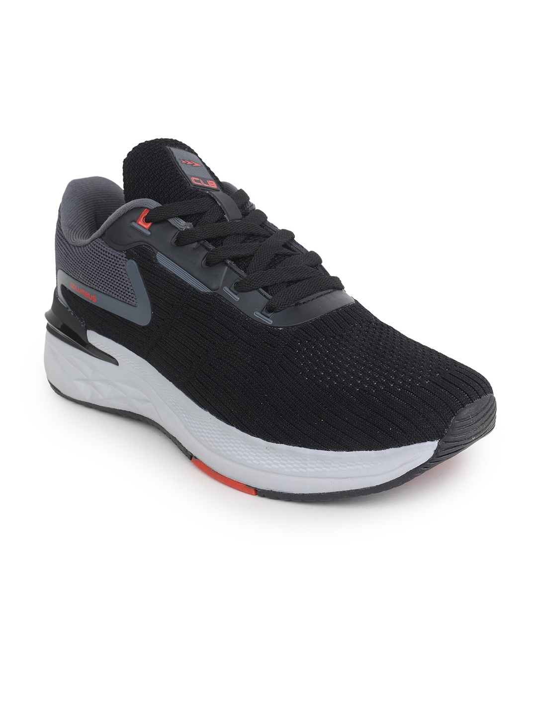 

Columbus Men Mesh Running Shoes, Black