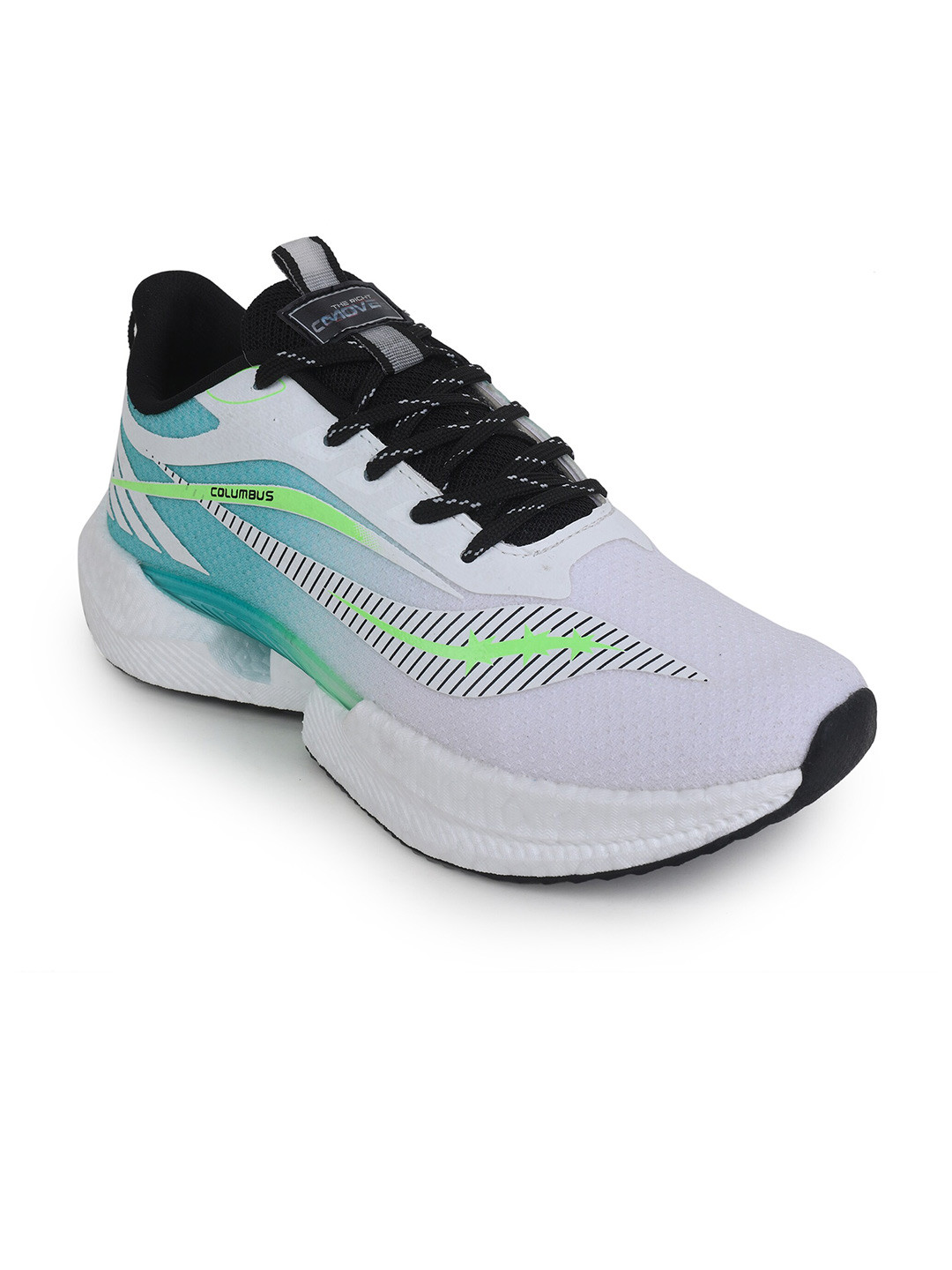 

Columbus Men Mesh Running Shoes, White