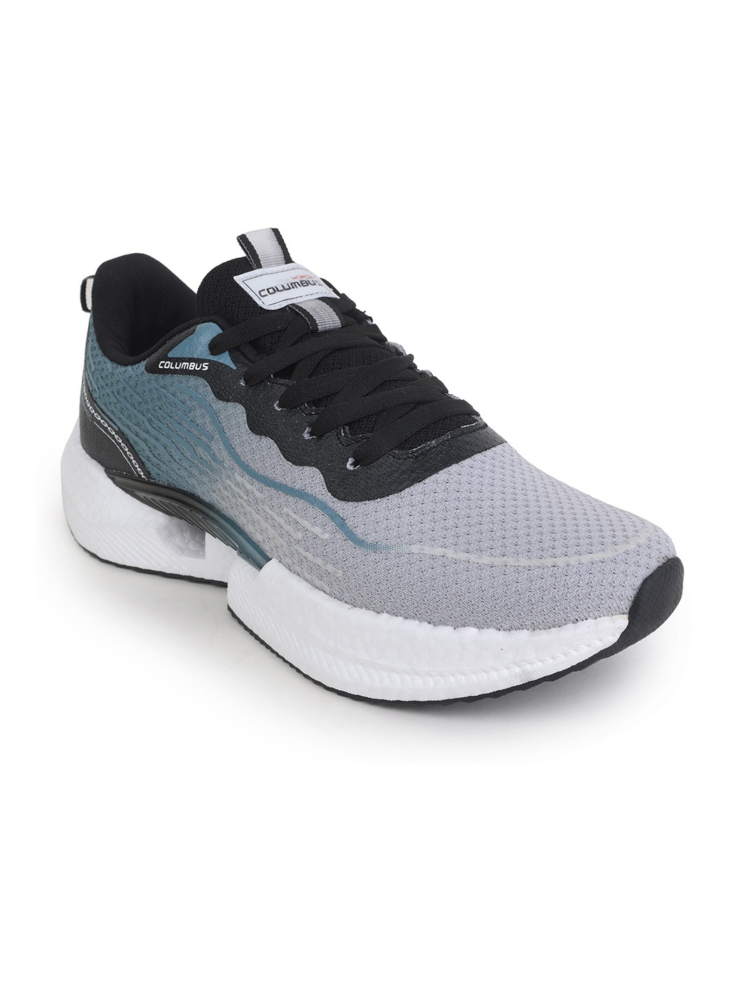 

Columbus Men Mesh Running Shoes, Black