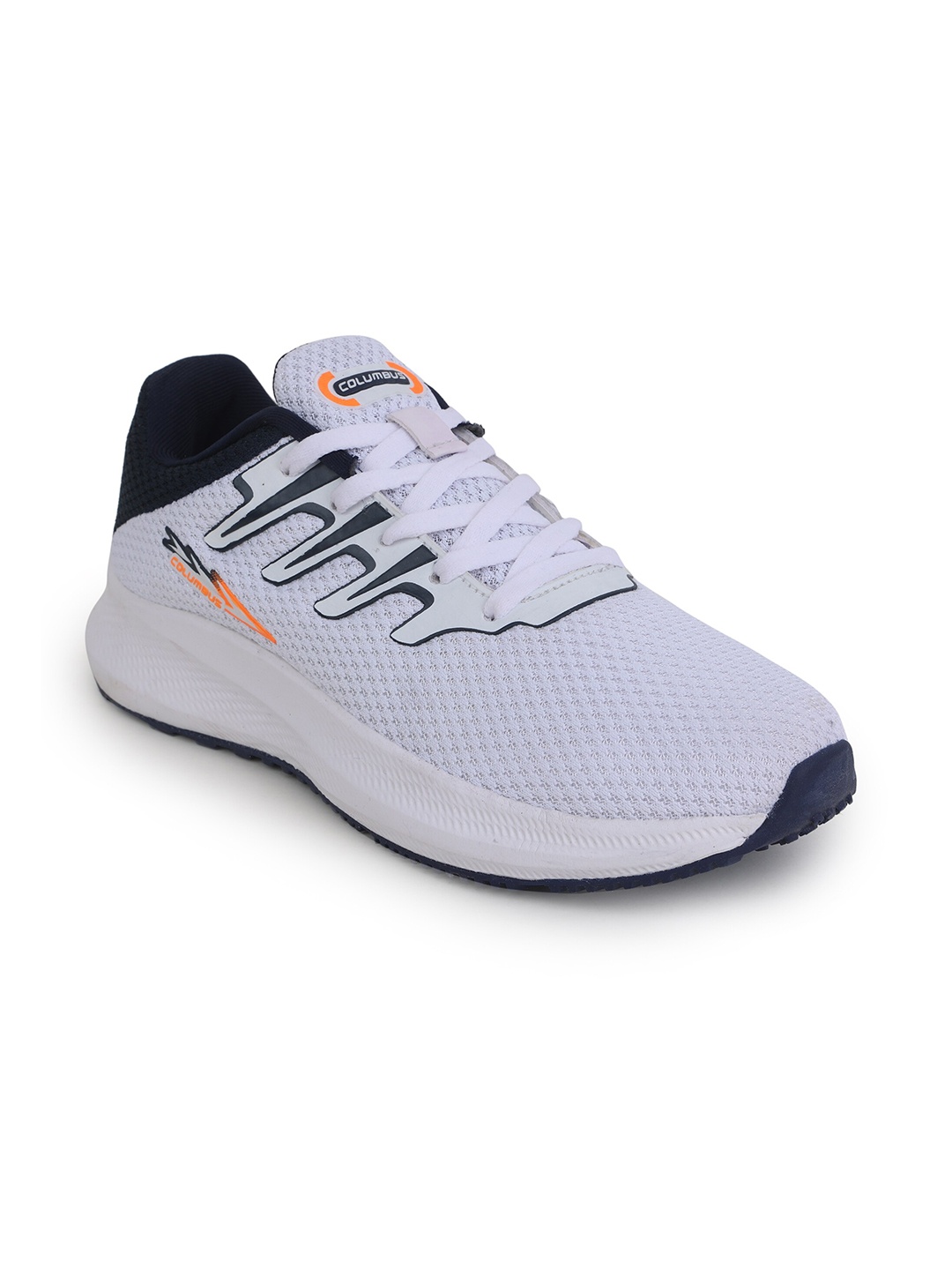 

Columbus Men Mesh Running Shoes, White