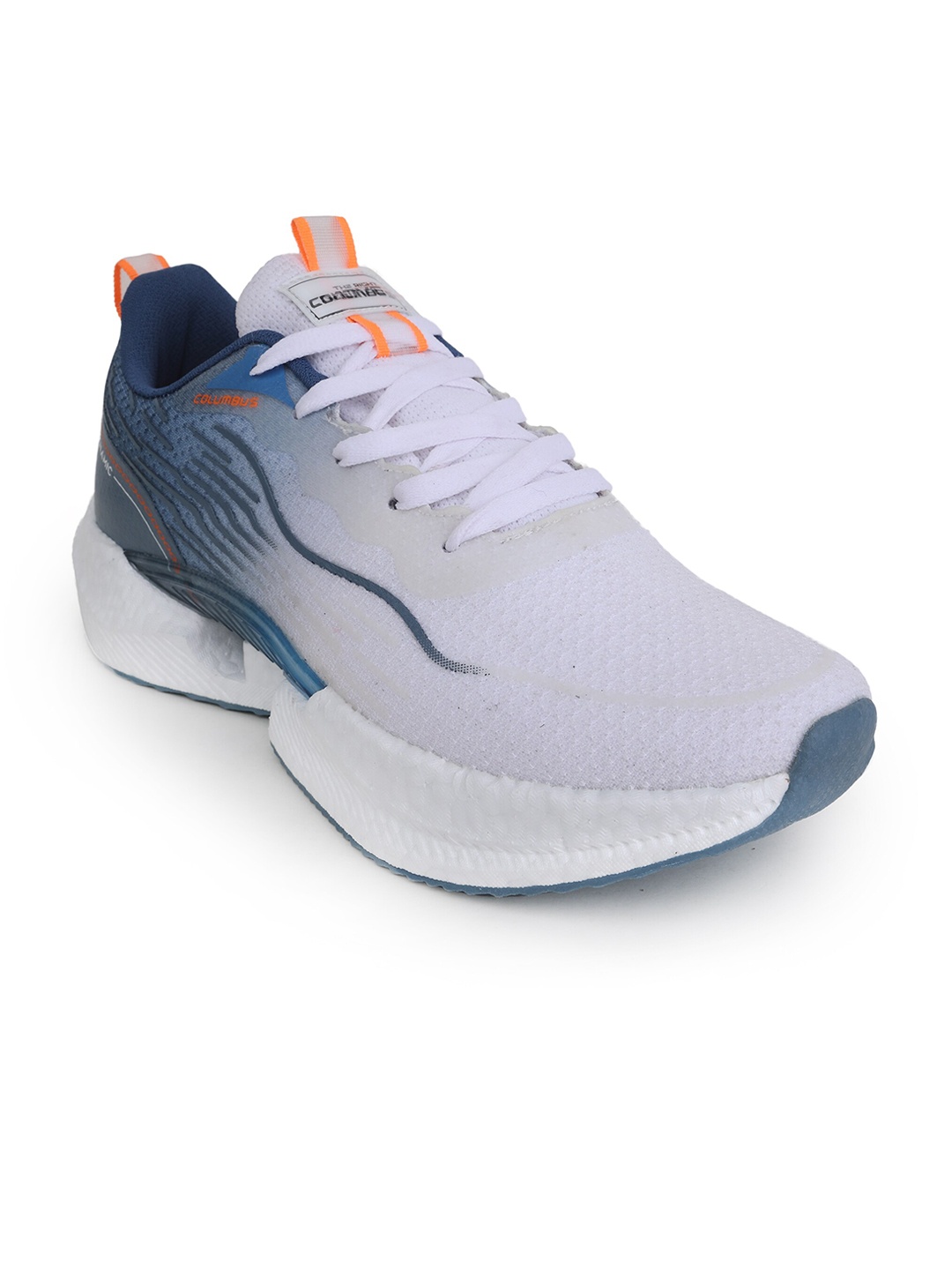 

Columbus Men Mesh Running Shoes, White