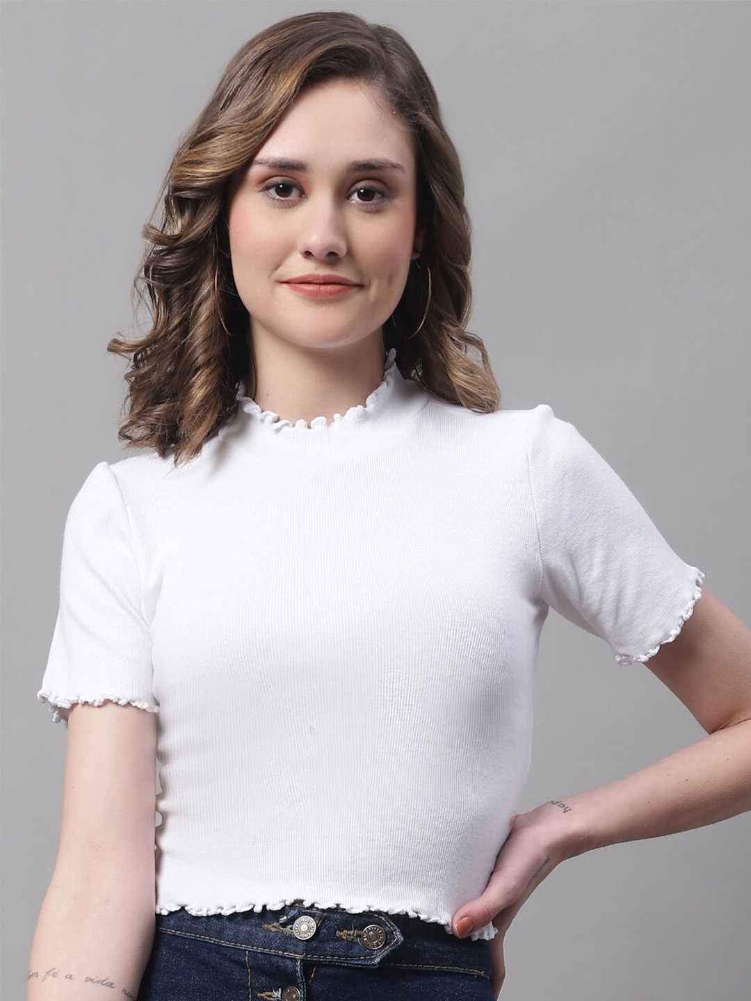 

FBAR Cotton Top, White