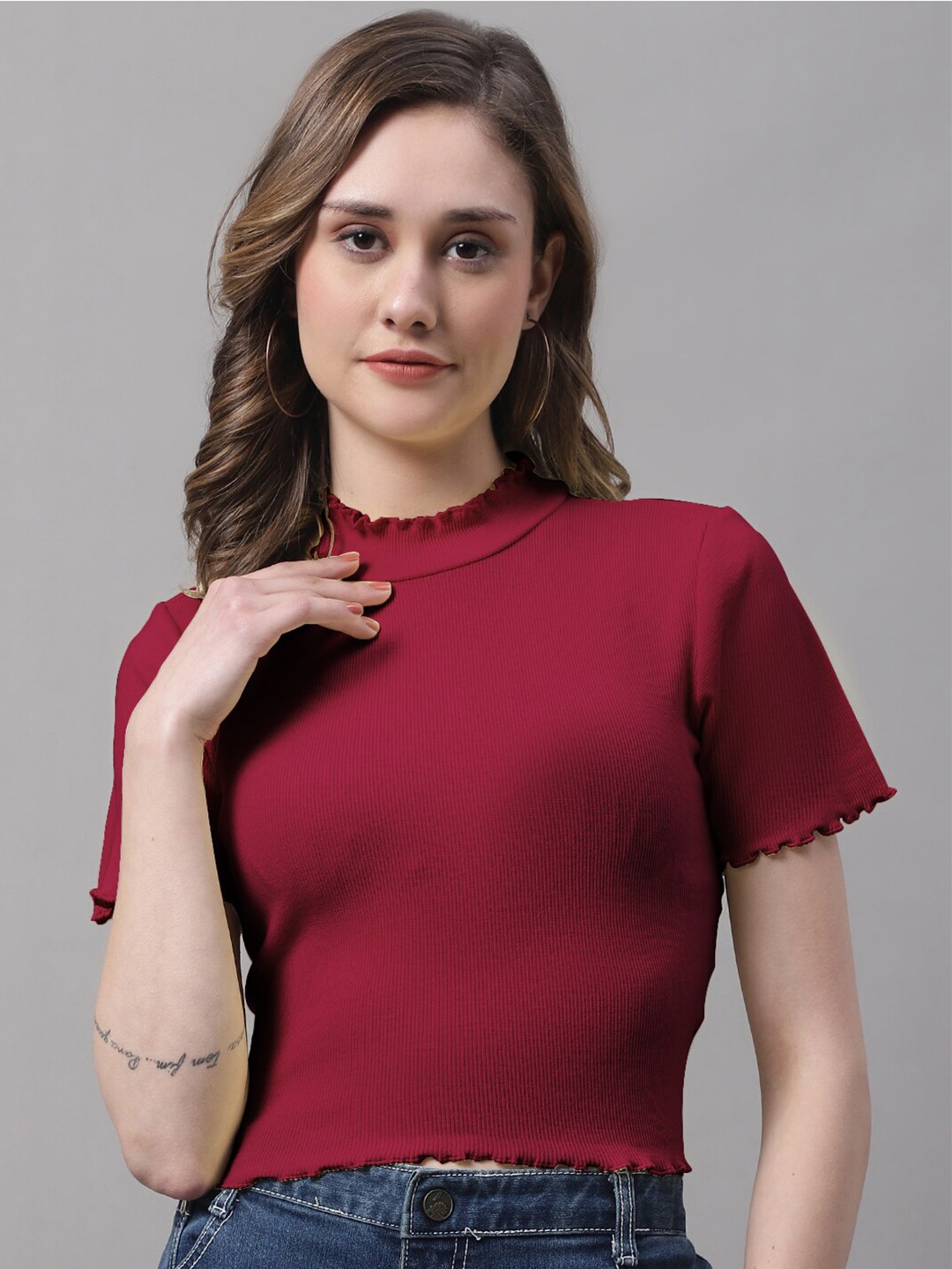 

FBAR Cotton Top, Maroon