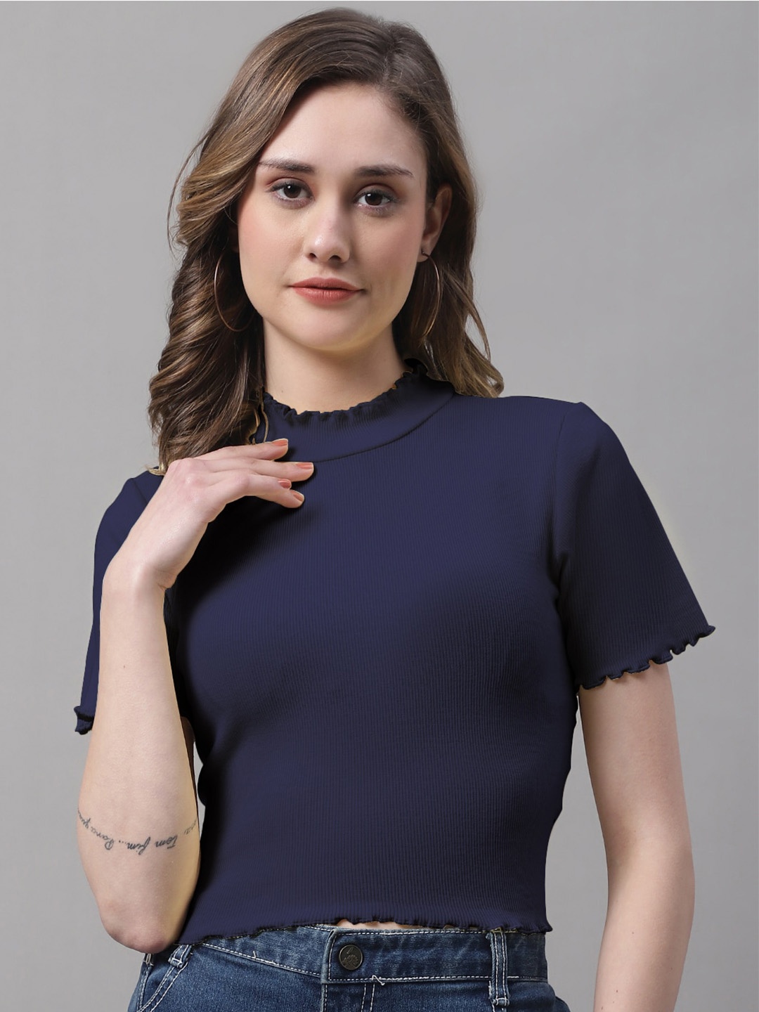 

FBAR Cotton Top, Navy blue