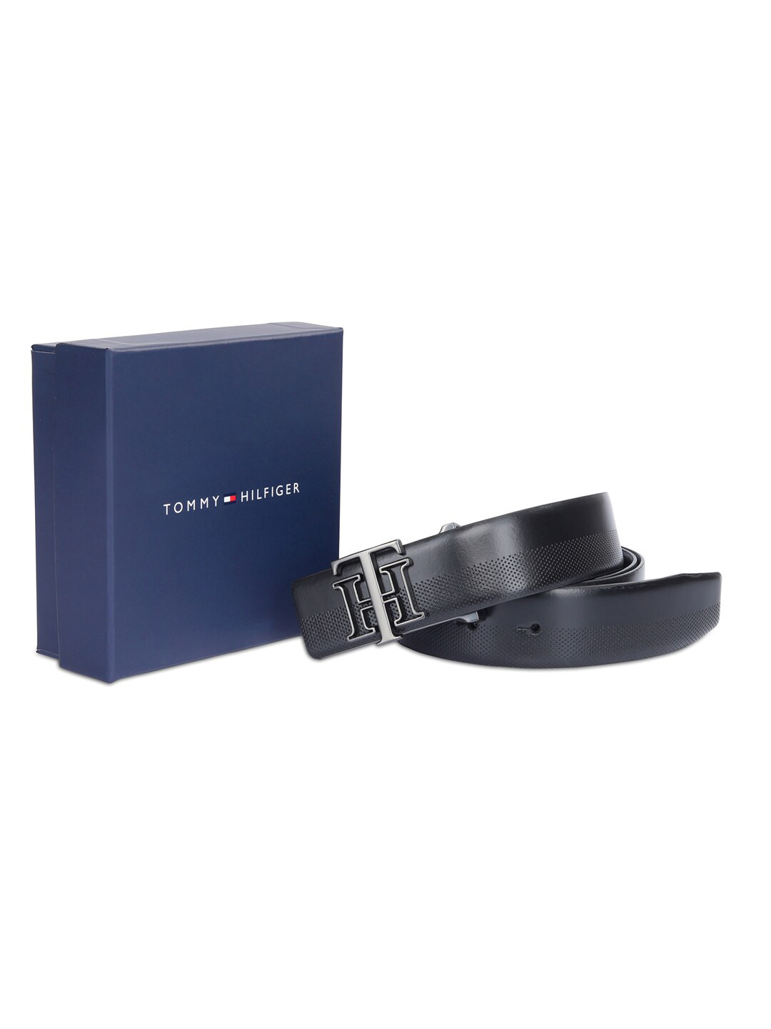 

Tommy Hilfiger Men Leather Belt, Black