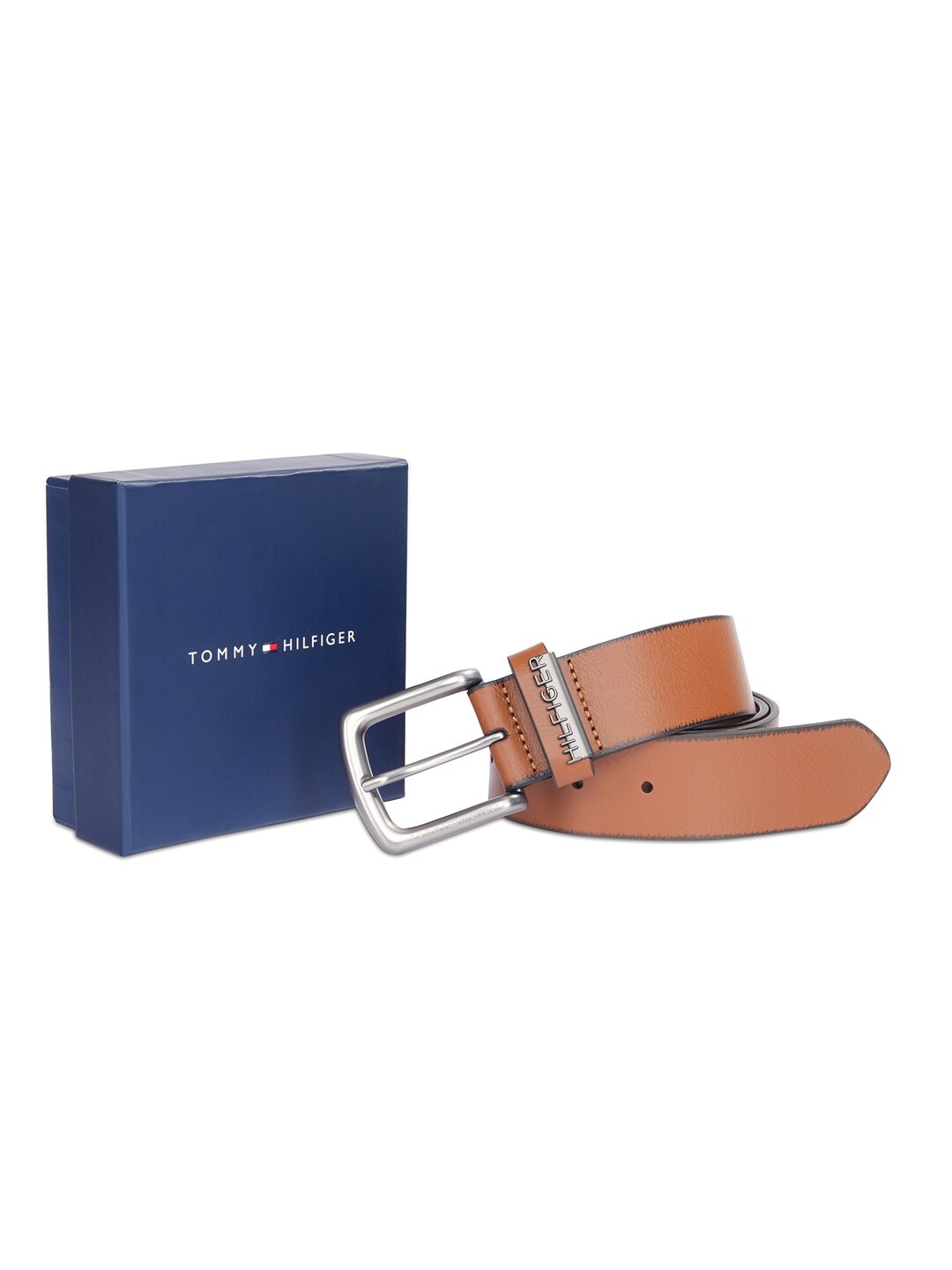 

Tommy Hilfiger Men Leather Belt, Tan