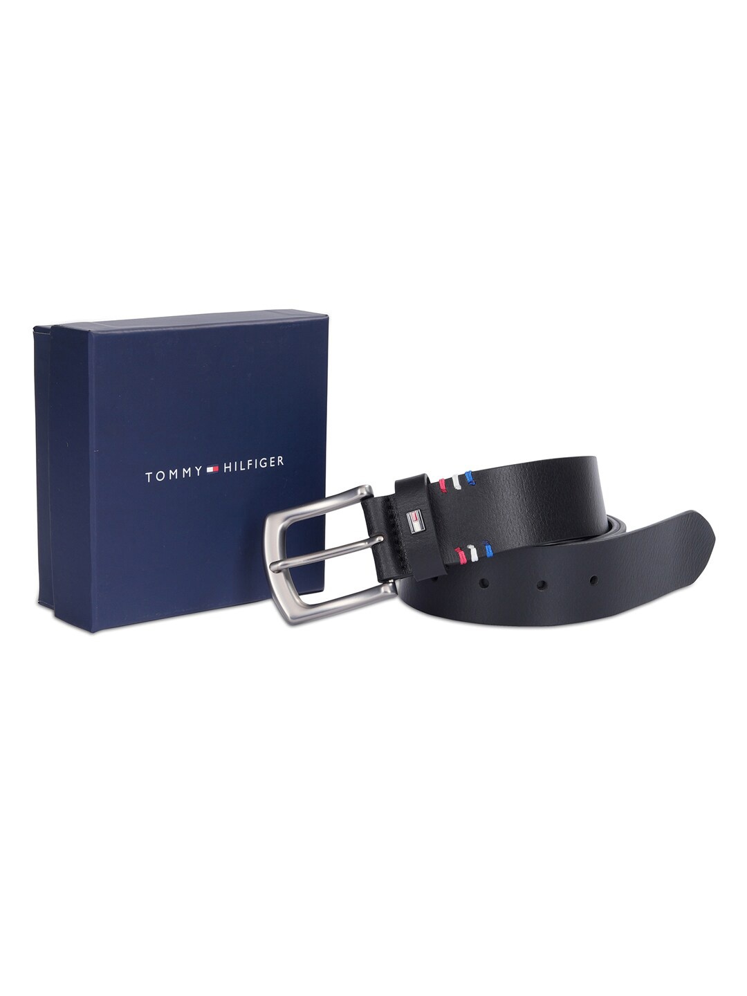 

Tommy Hilfiger Men Leather Belt, Black