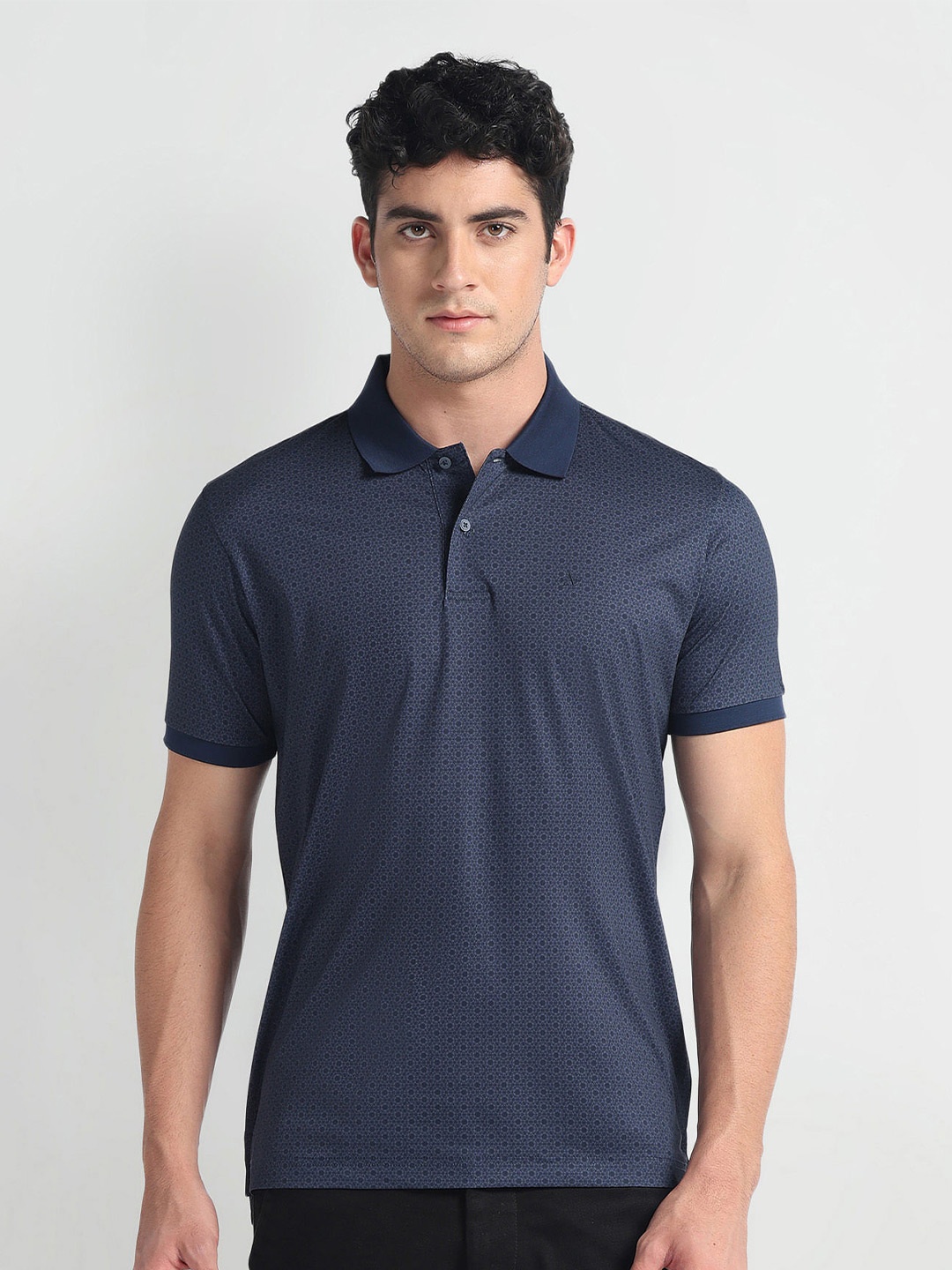 

Arrow Men Polo Collar Pockets T-shirt, Blue