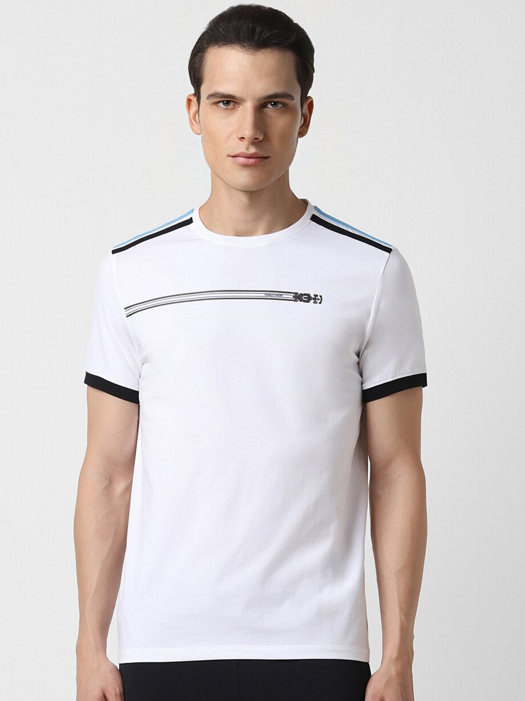 

Van Heusen Flex Men Pockets T-shirt, White