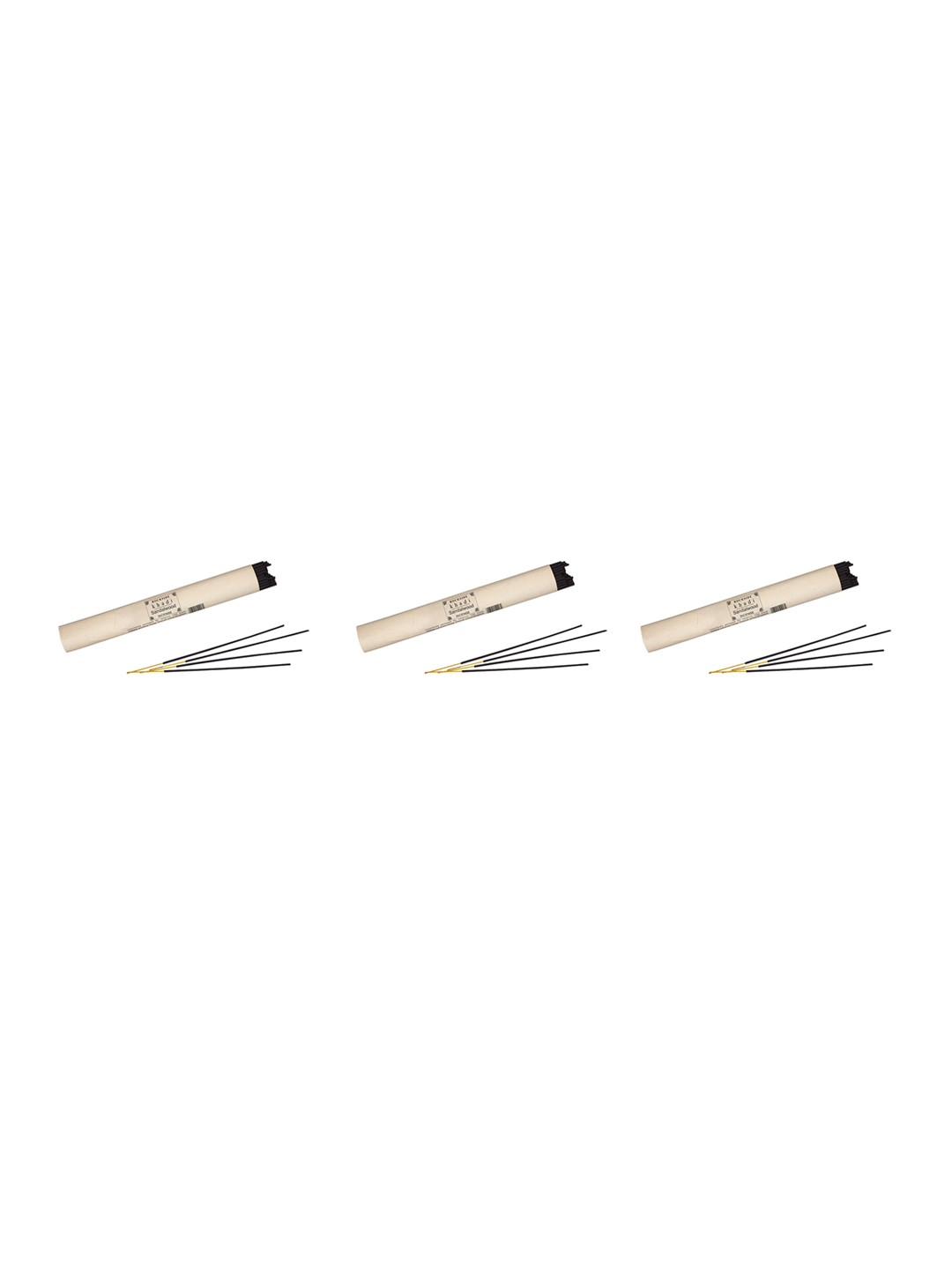 

ROCKSIDE KHADI Set Of 3 Aggarbatti Sandalwood, Black