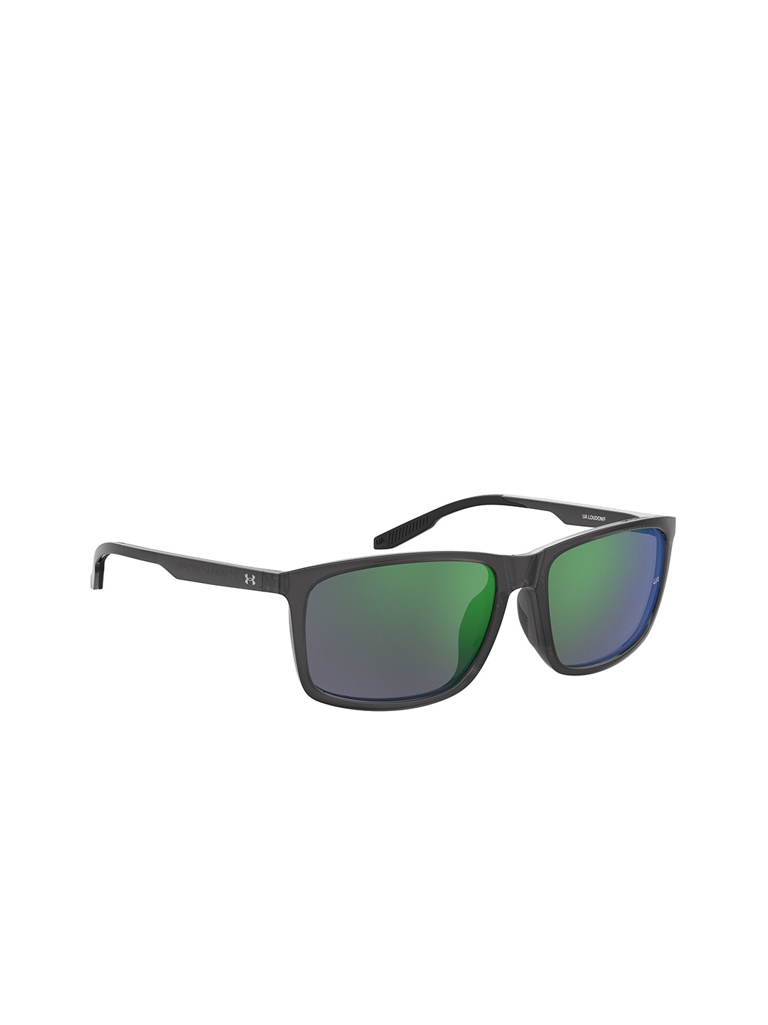 

UNDER ARMOUR LOUDON/F Men UV Protected Rectangular Sunglass 20476763M60Z9, Green