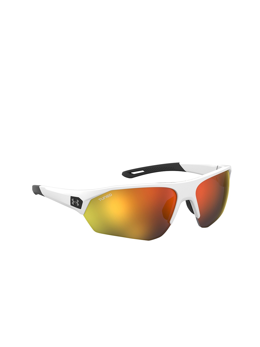 

UNDER ARMOUR Unisex UV Protected Lens Sporty Sunglasses, Orange