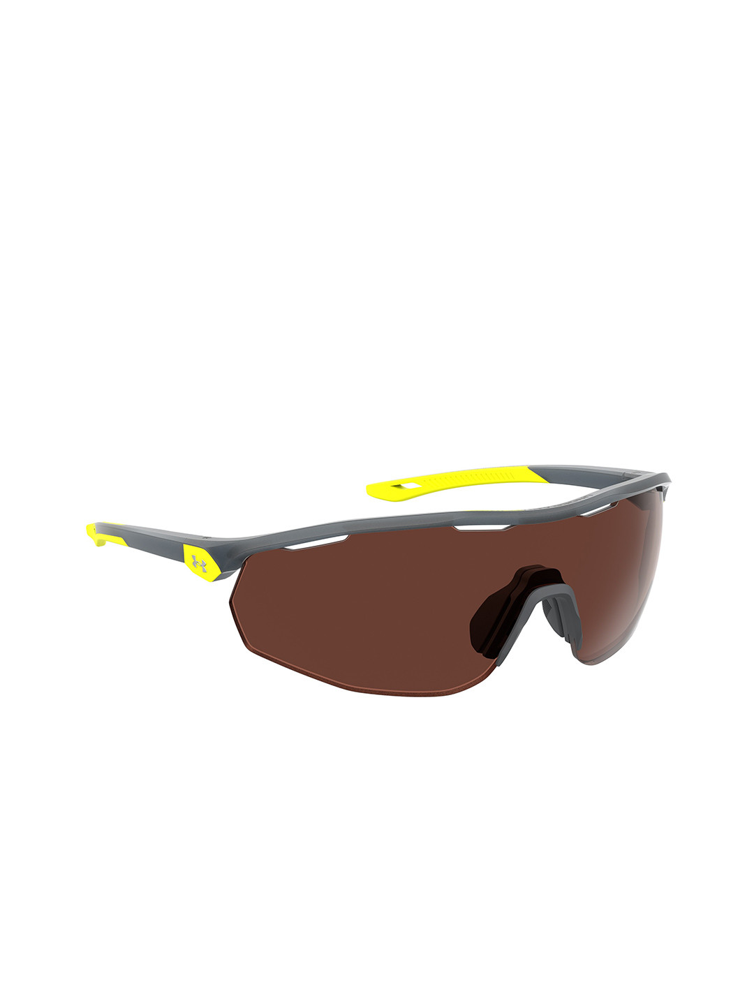 

UNDER ARMOUR FLUO UA 0003/G/S MASK Men UV Protected Sports Sunglass, Brown