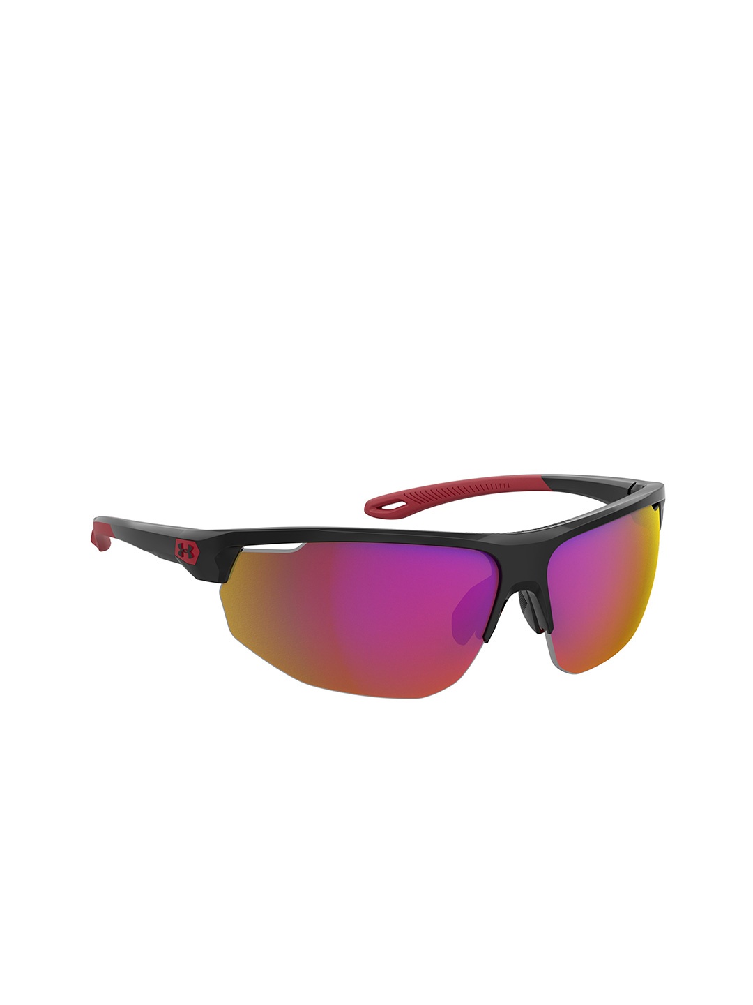 

UNDER ARMOUR Men UV Protected Lens Sporty Sunglasses, Purple