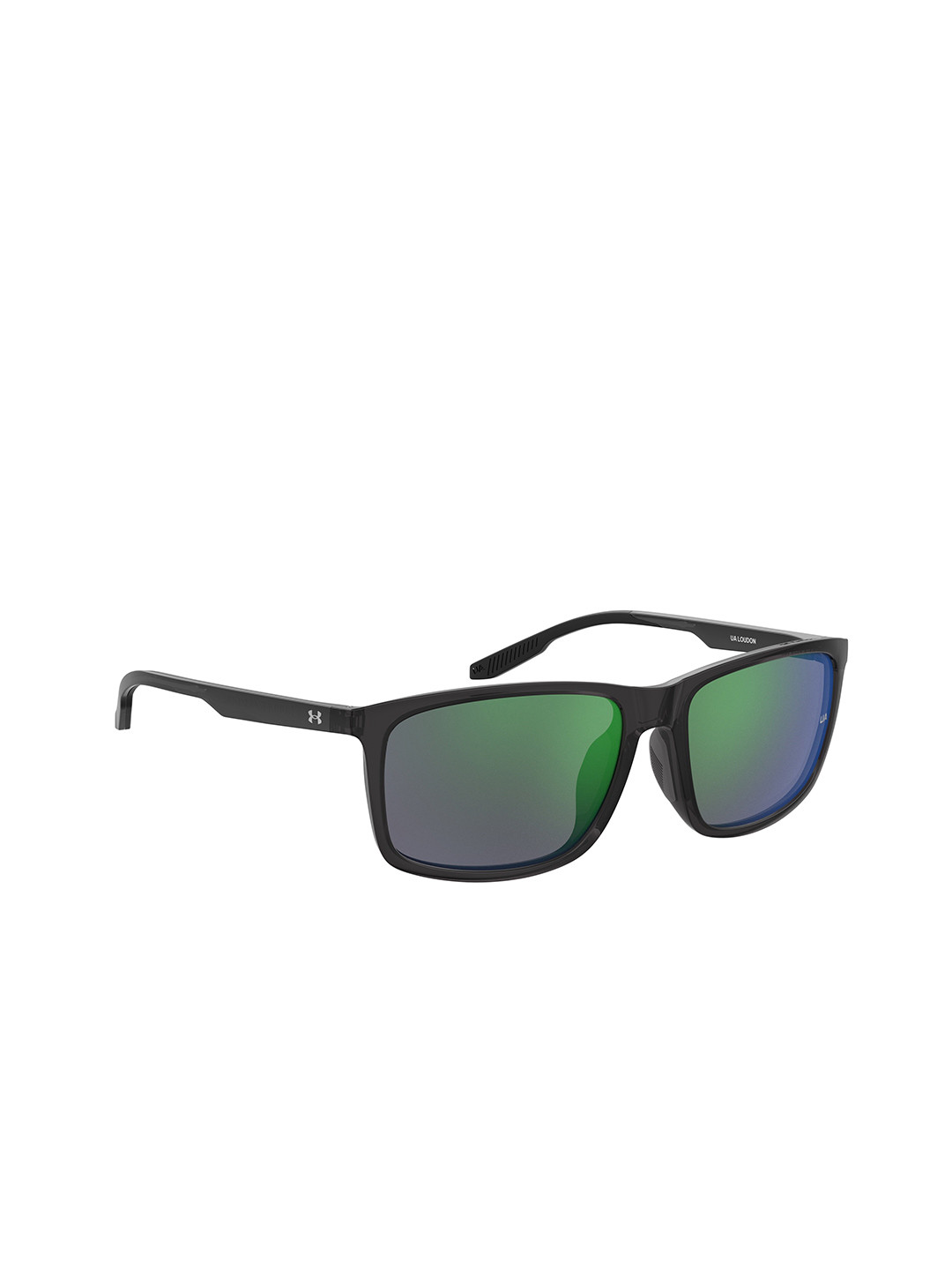 

UNDER ARMOUR UA LOUDON Men UV Protected Rectangular Sunglass 20470463M58Z9, Green