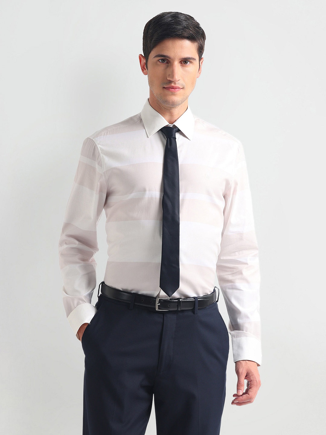 

Arrow Men Opaque 1851 Formal Shirt, Beige