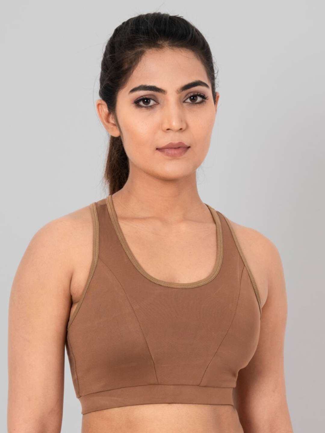 

THEFITTHEORY Bra Full Coverage, Coffee brown