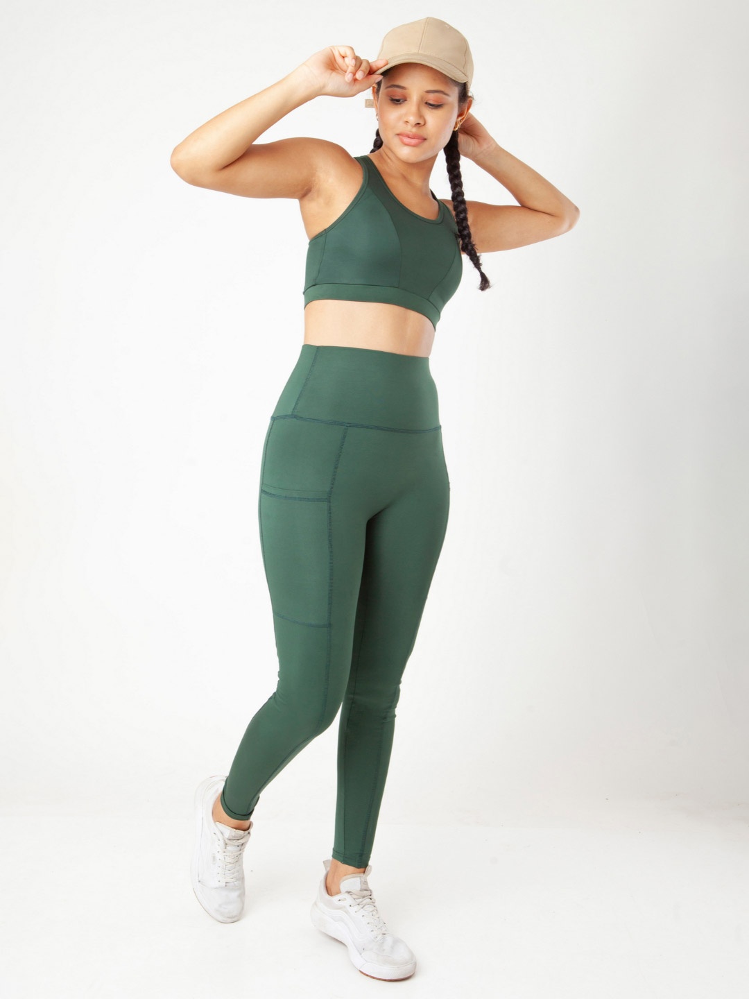 

THEFITTHEORY Bra Full Coverage, Green