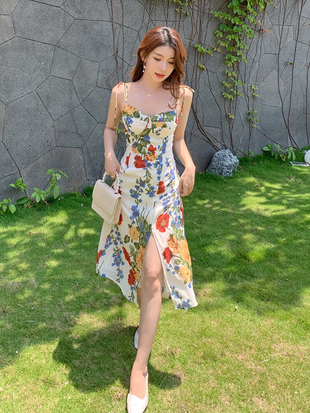 

JC Mode Floral Print Maxi Dress, Multi