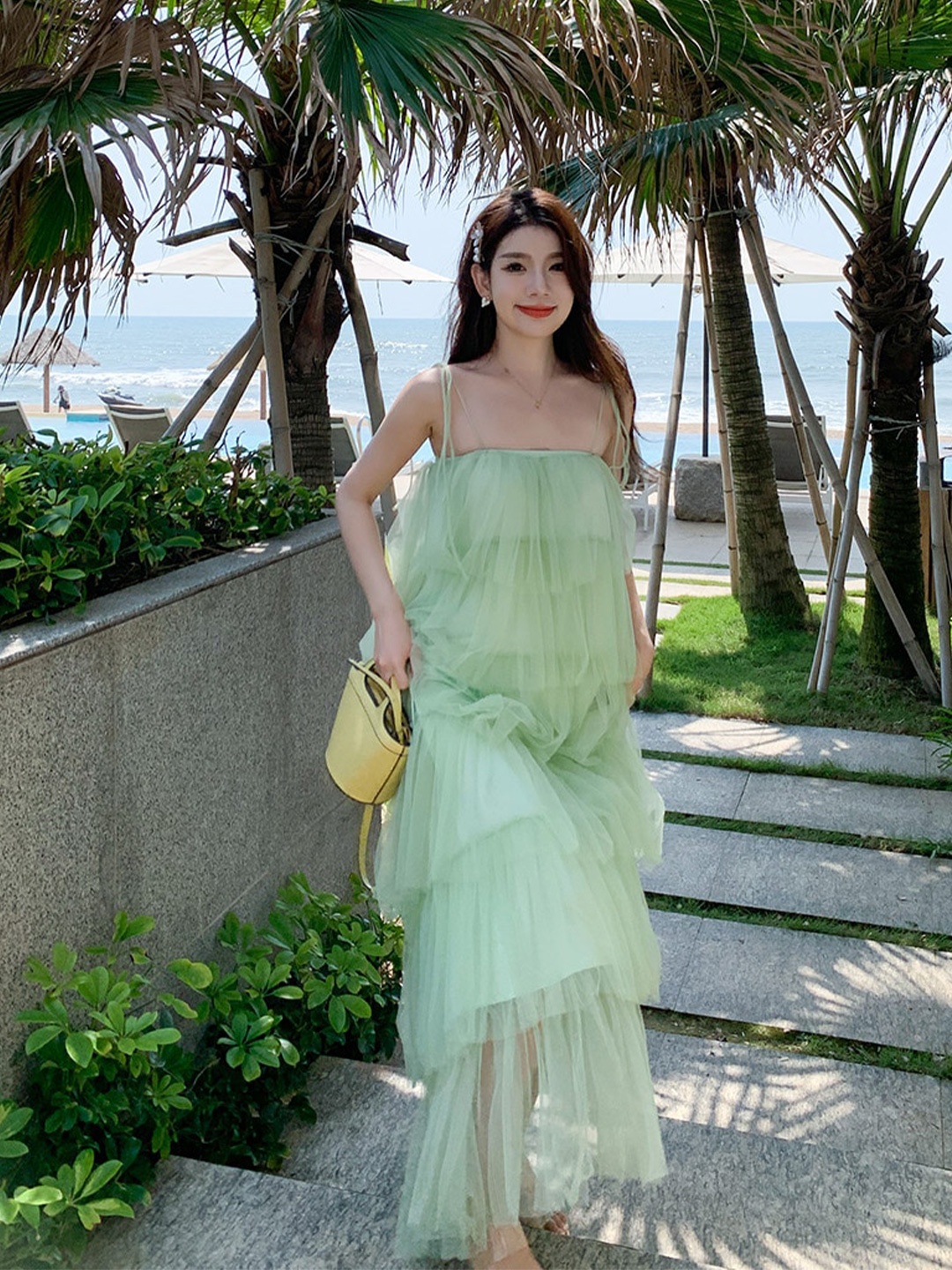 

JC Mode Tropical Maxi Dress, Multi