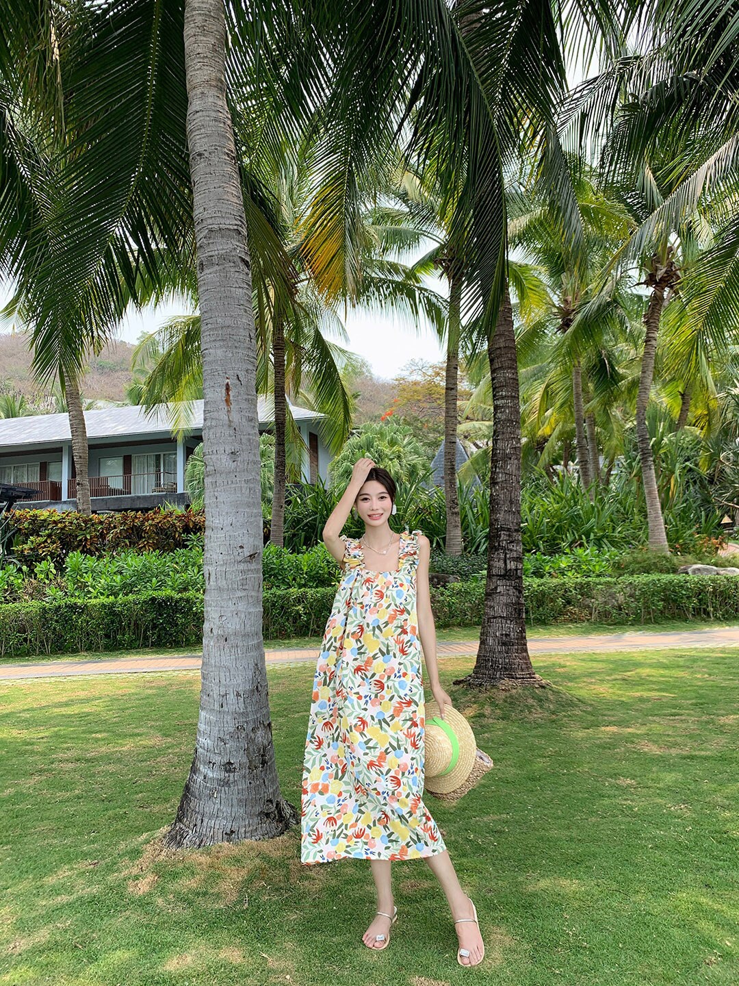 

JC Mode Floral Print Maxi Dress, Multi