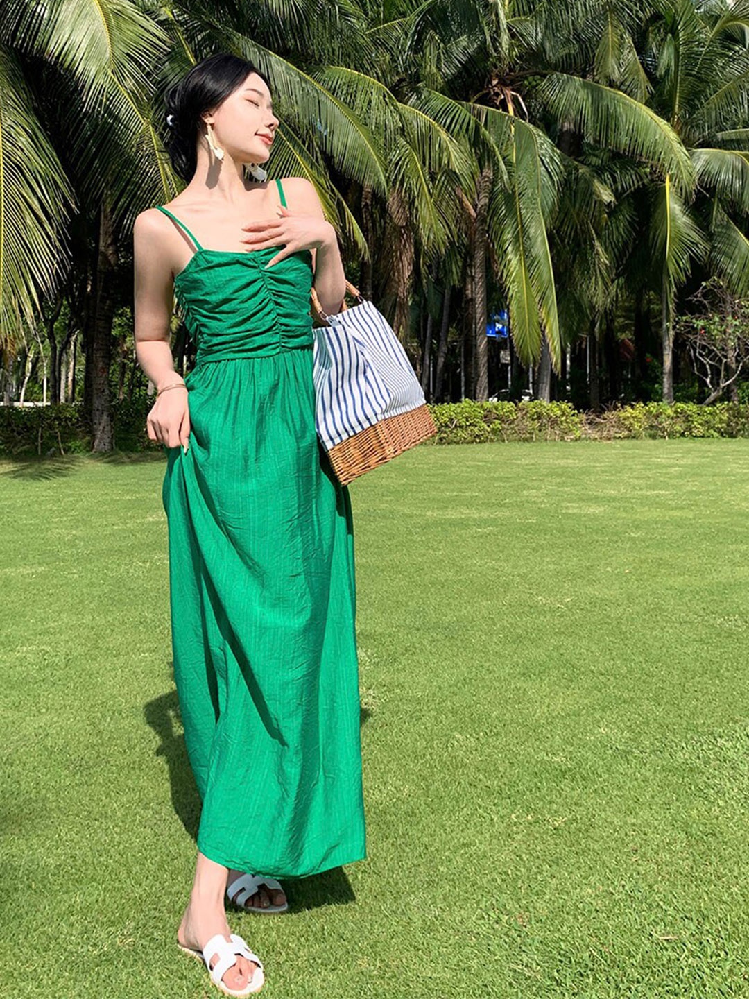 

JC Mode Maxi Midi Dress, Green