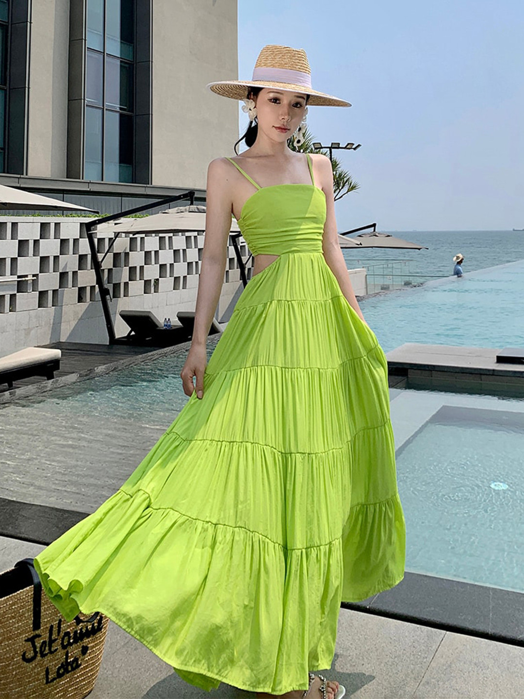 

JC Mode Maxi Dress, Green