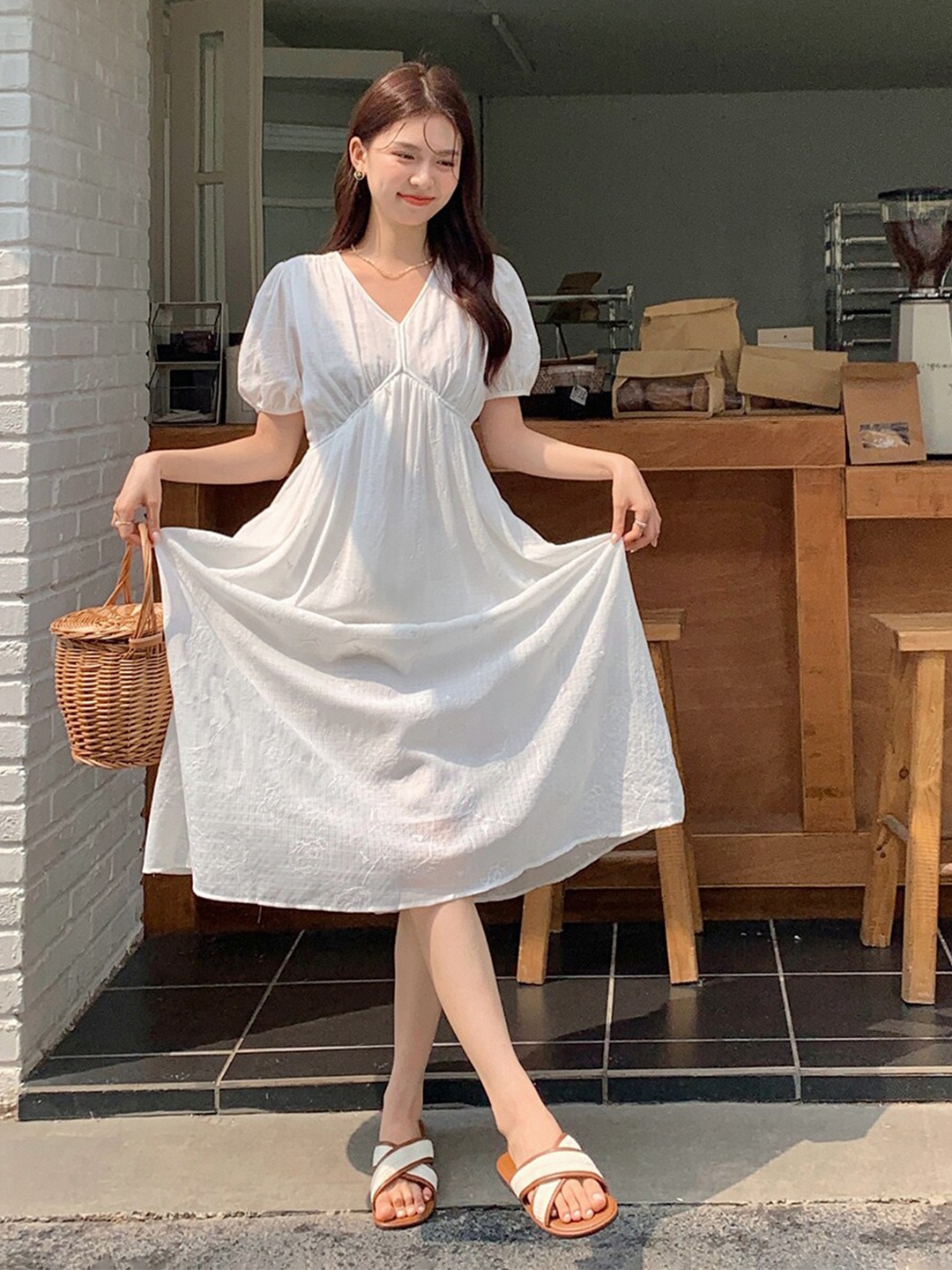 

JC Mode A-Line Dress, White