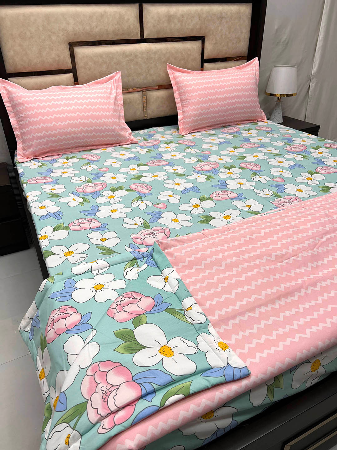 

Pure Decor Unisex Multi Bedding Set, Blue