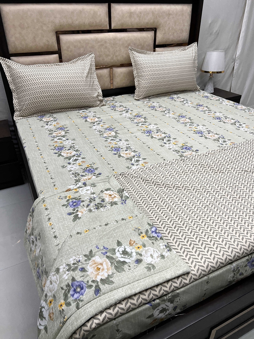 

Pure Decor Unisex Grey Bedding Set, Multi
