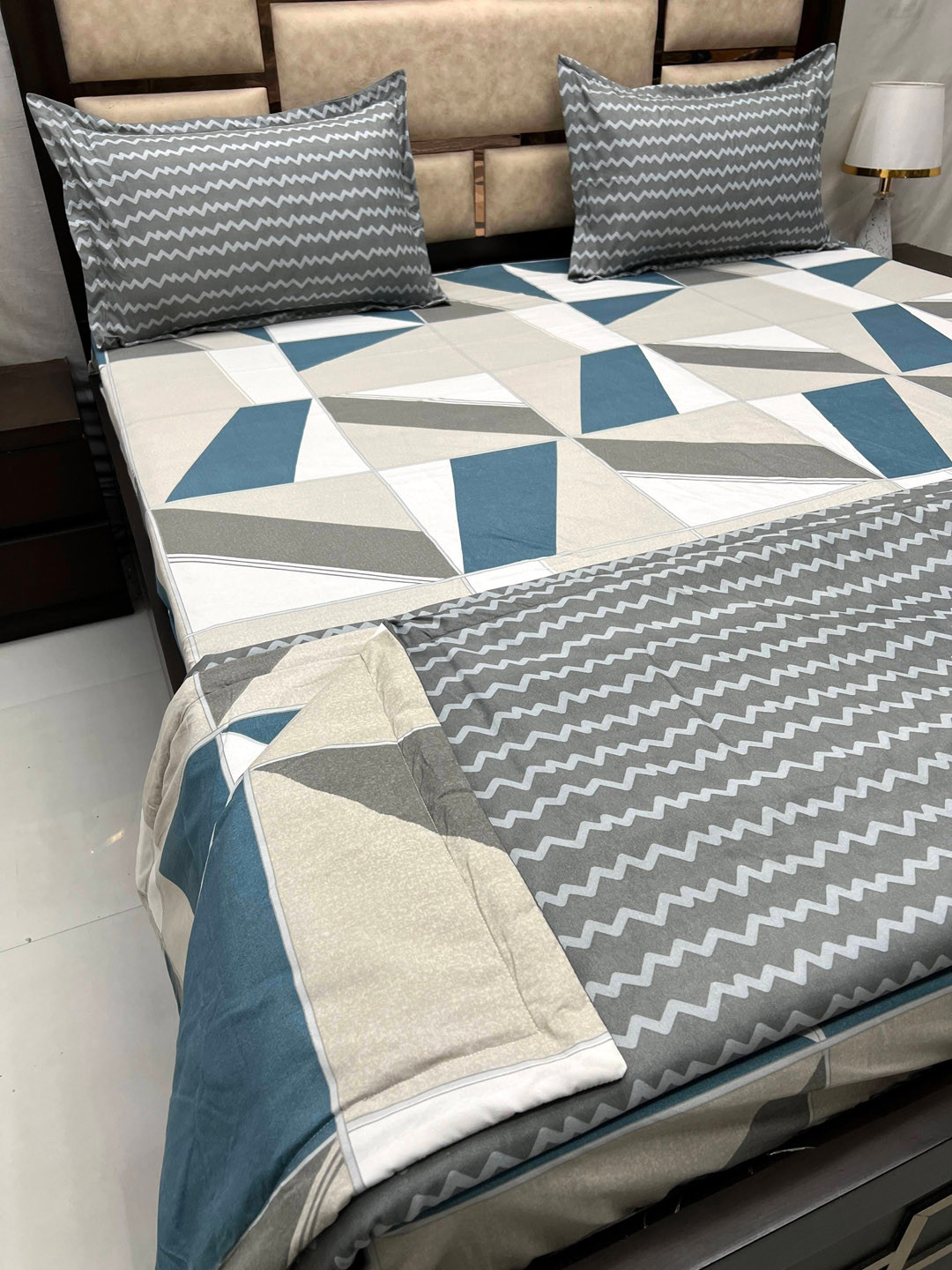 

Pure Decor Unisex Multi Bedding Set, Blue