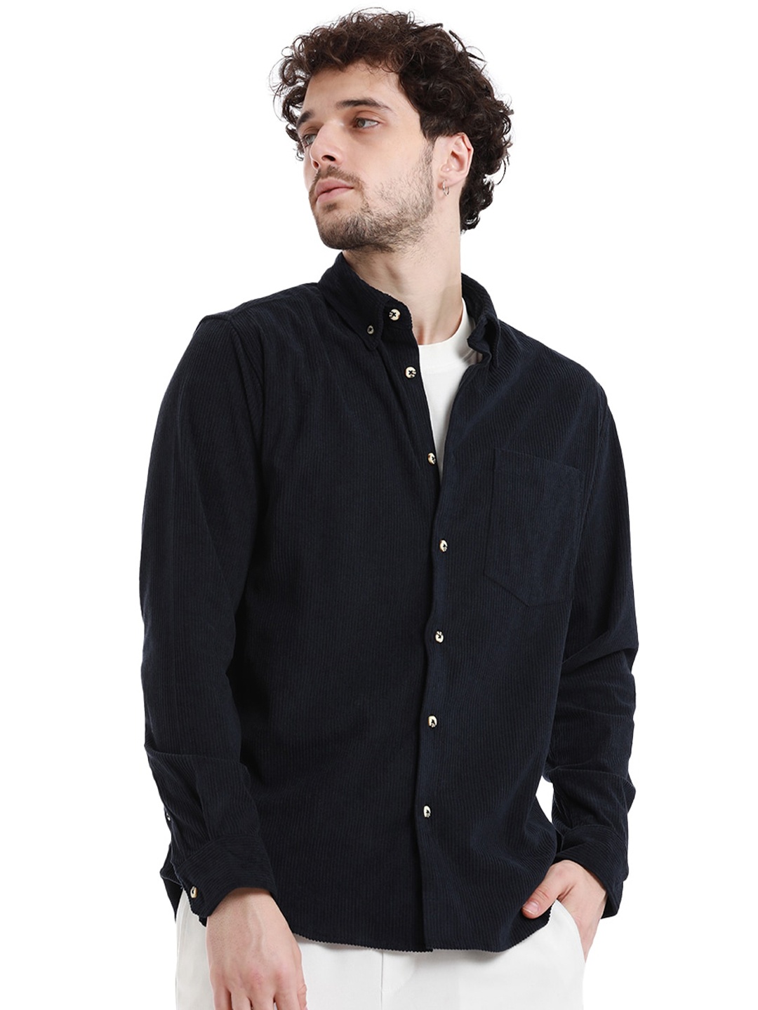 

Banana Club Men Relaxed Opaque Casual Shirt, Blue