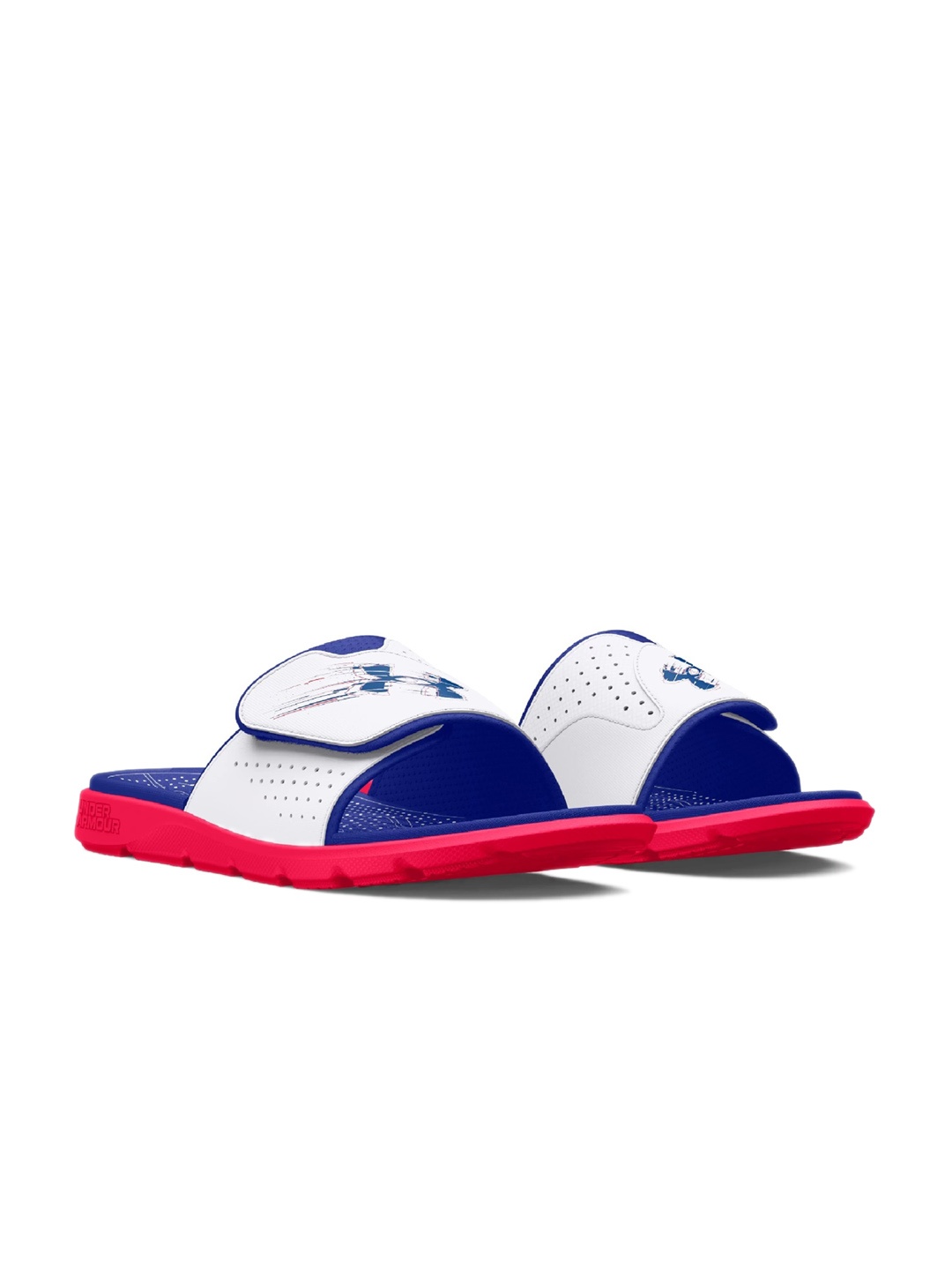 

UNDER ARMOUR UA Mercenary Unisex Printed Slider Flip Flops, Red