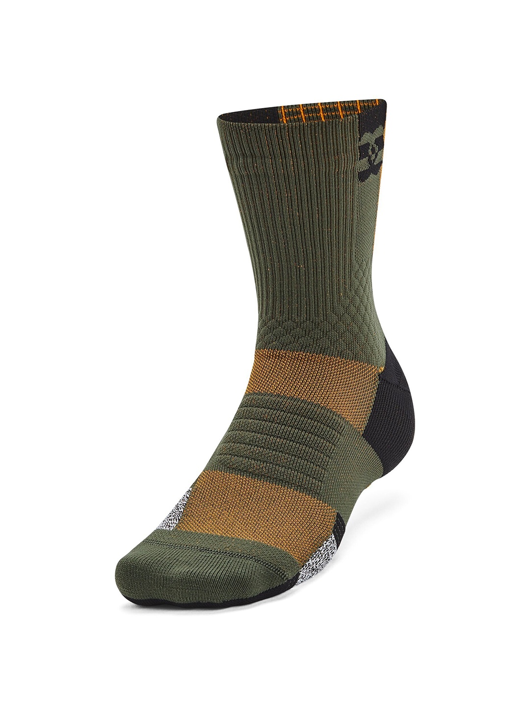 

UNDER ARMOUR UA ArmourDry Playmaker Unisex Patterned Calf Length Socks, Green