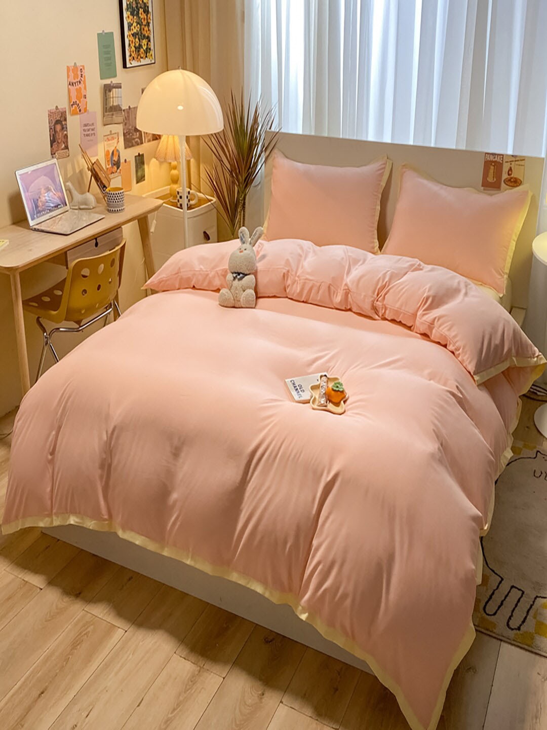 

JC HOME Unisex Yellow Bedding Set