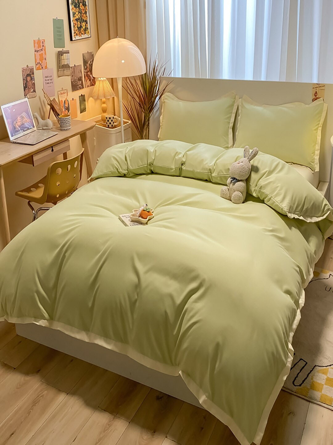 

JC HOME Unisex Beige Bedding Set
