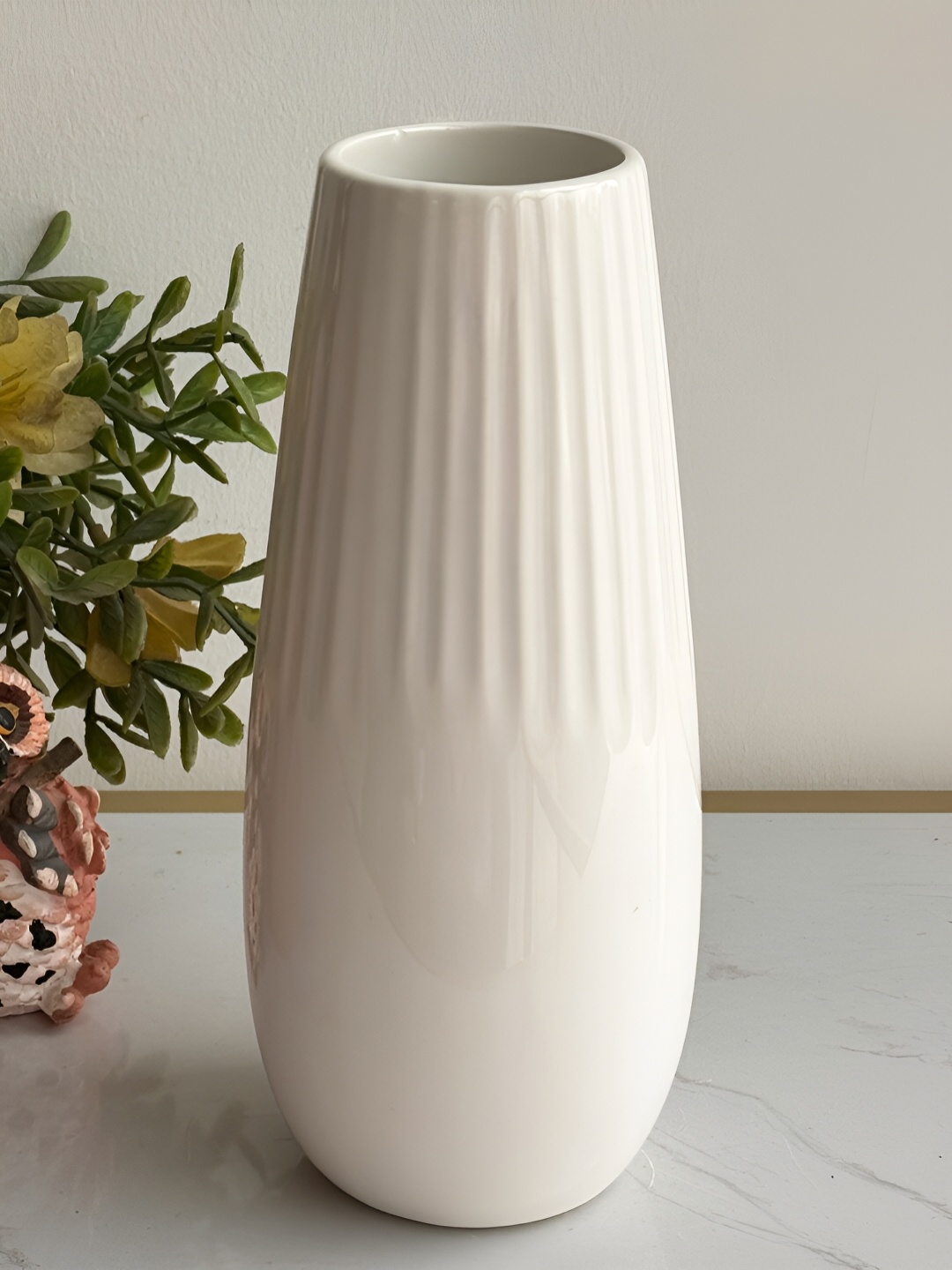 Art Street White Ceramic Vases