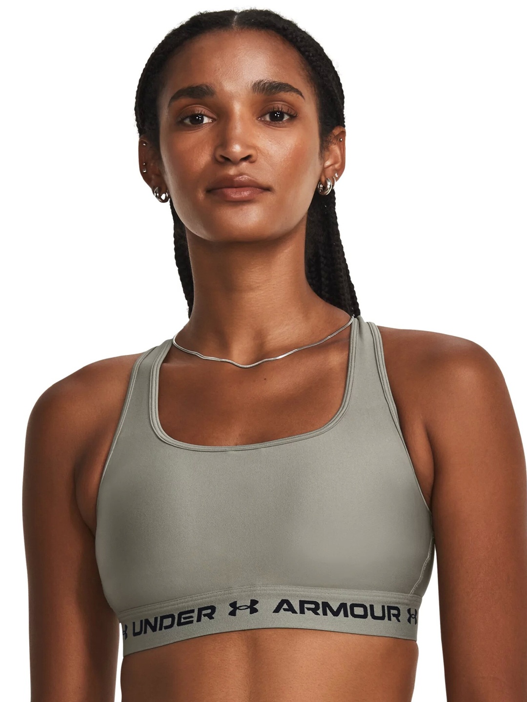 

UNDER ARMOUR UA Armour Mid Crossback Sports Bra, Green