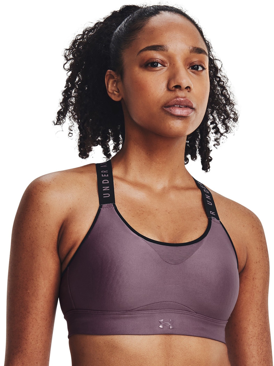 

UNDER ARMOUR UA Infinity High Lightly Padded Sports Bra, Purple