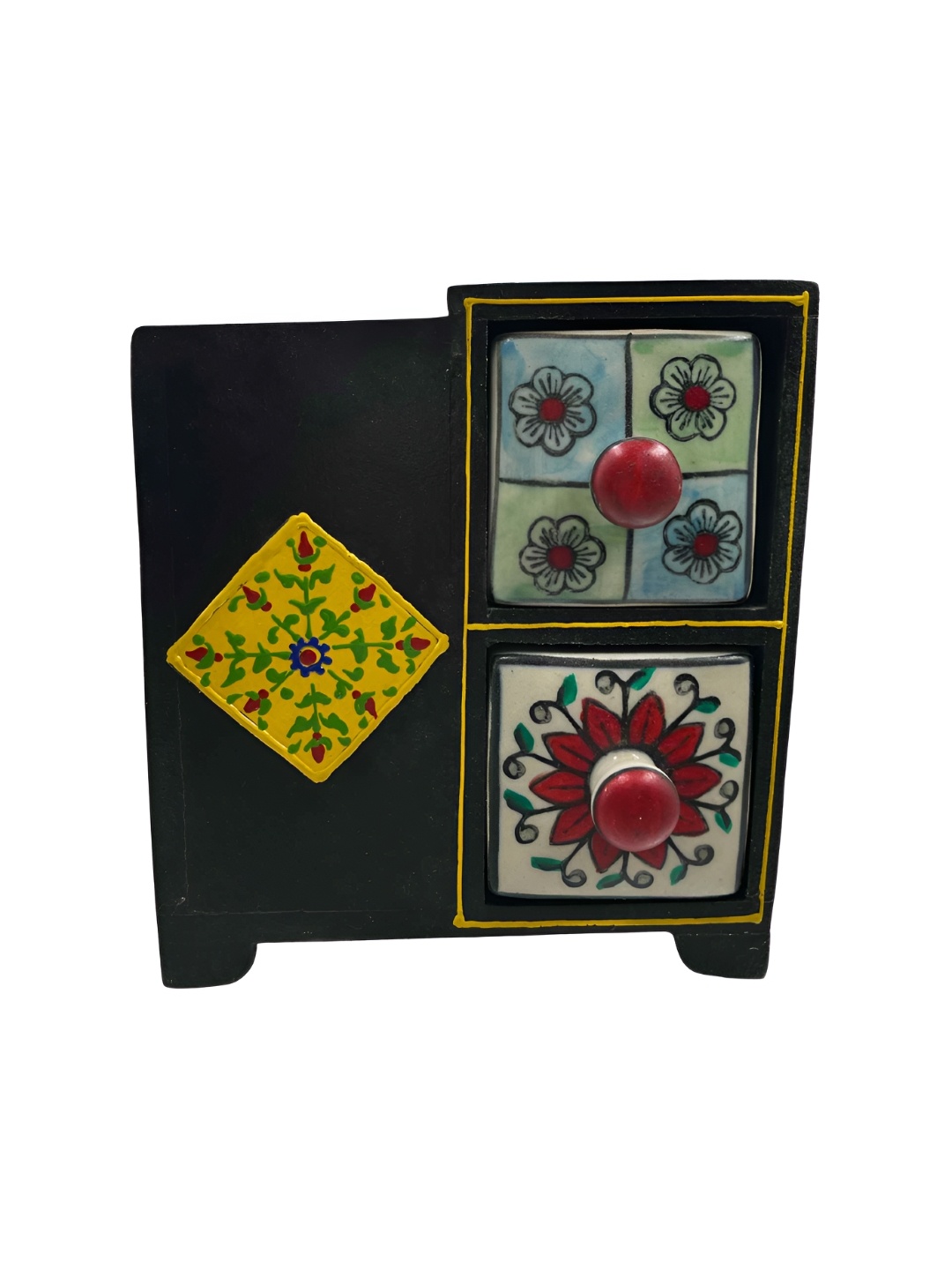 

INDIA MEETS INDIA Brown Set of 2 Regular Jewellery Organiser Organisers