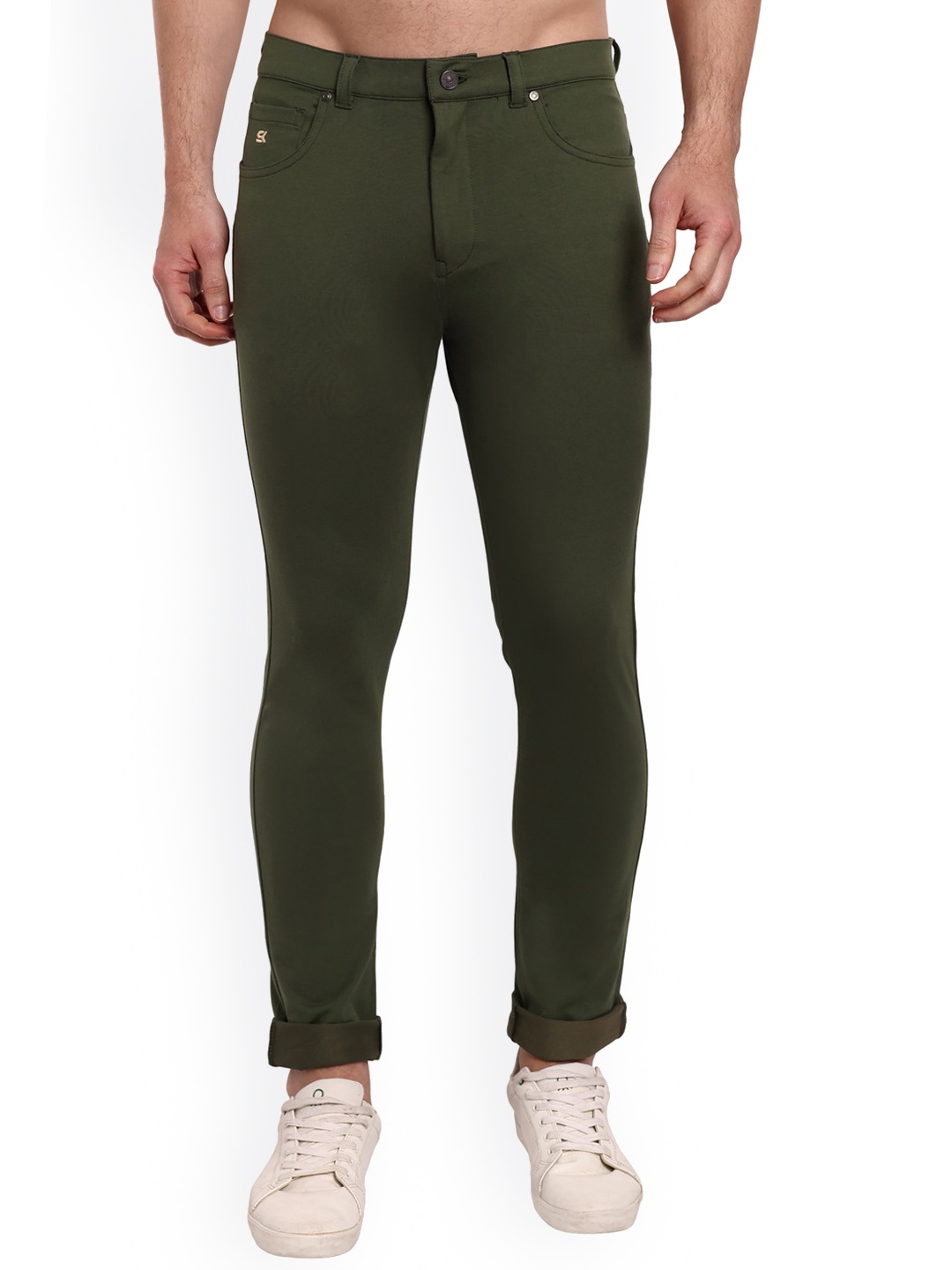 

ONE SKY Men Trousers, Olive