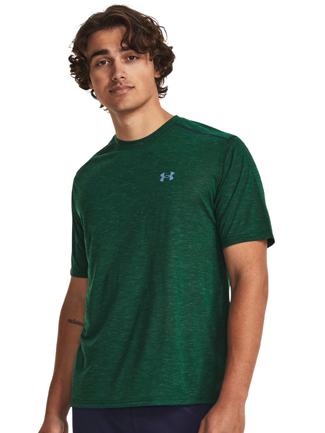 

UNDER ARMOUR UA Anywhere Men Slim-Fit T-Shirt, Green