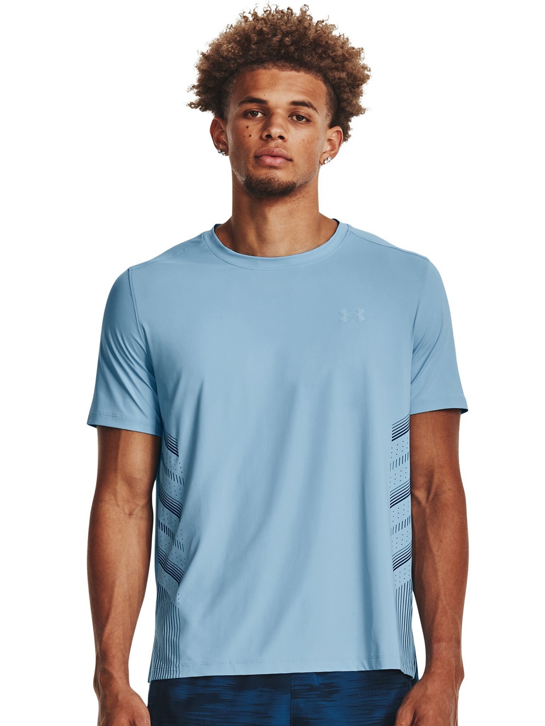 

UNDER ARMOUR UA Iso-Chill Laser Heat Short Sleeve Slim-Fit T-Shirt, Blue