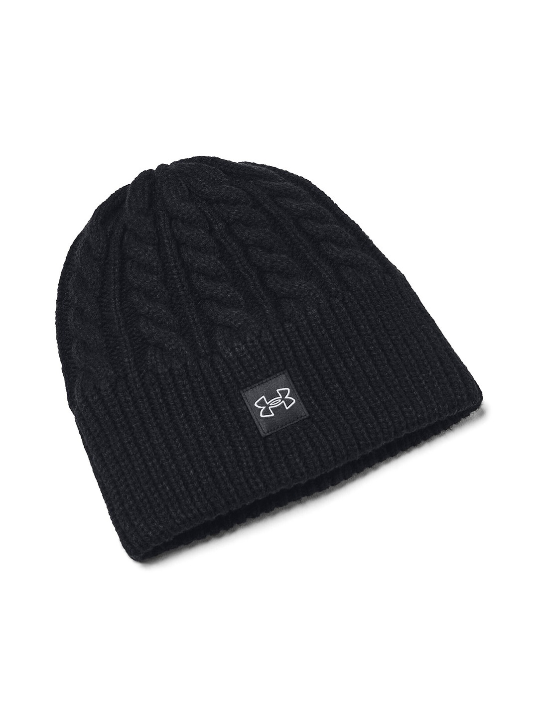 

UNDER ARMOUR Women Halftime Cable Knit Beanie, Black